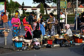 Tents serving all kinds of local cuisine in Malioboro street Yogyakarta. 